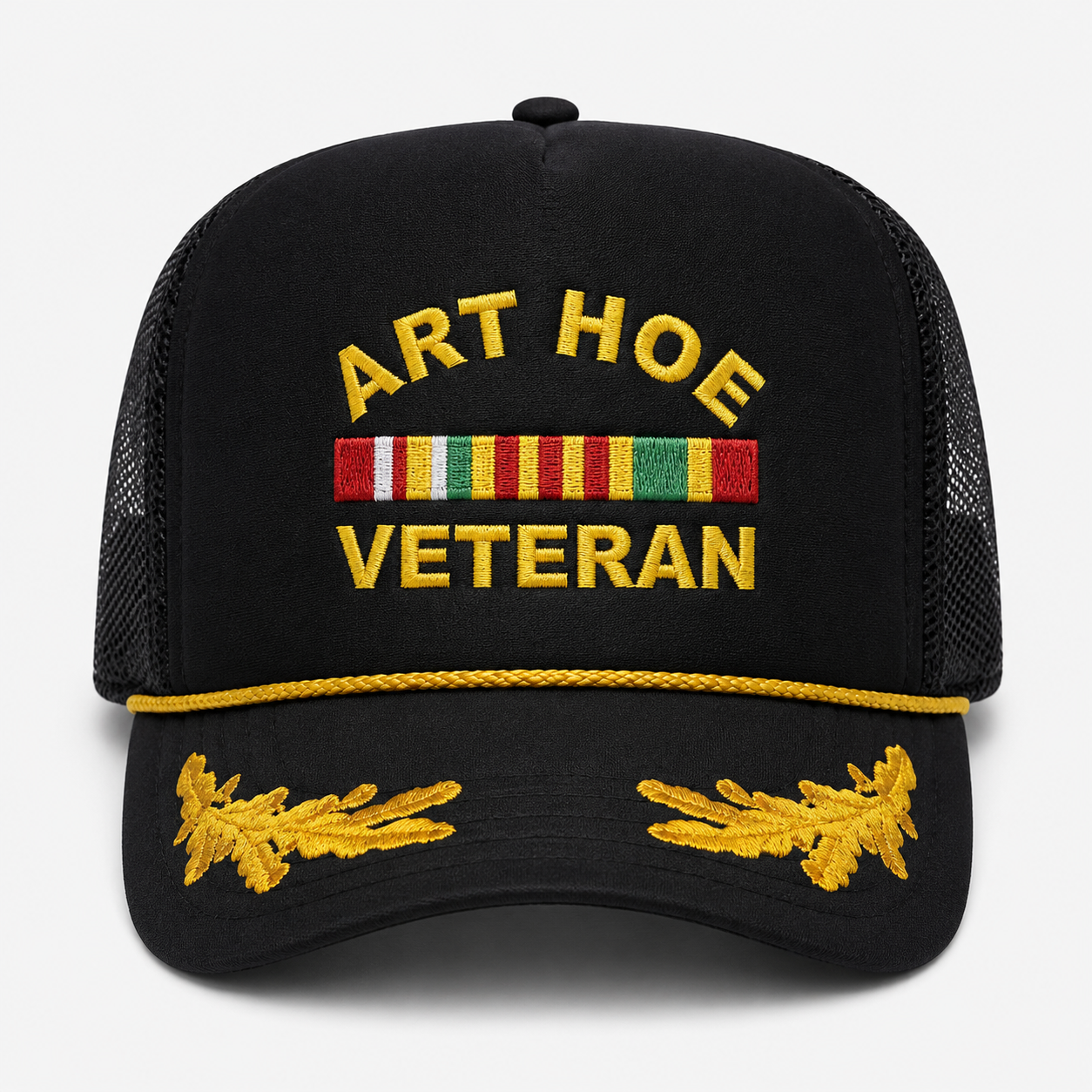 Art Hoe Veteran Trucker Hat