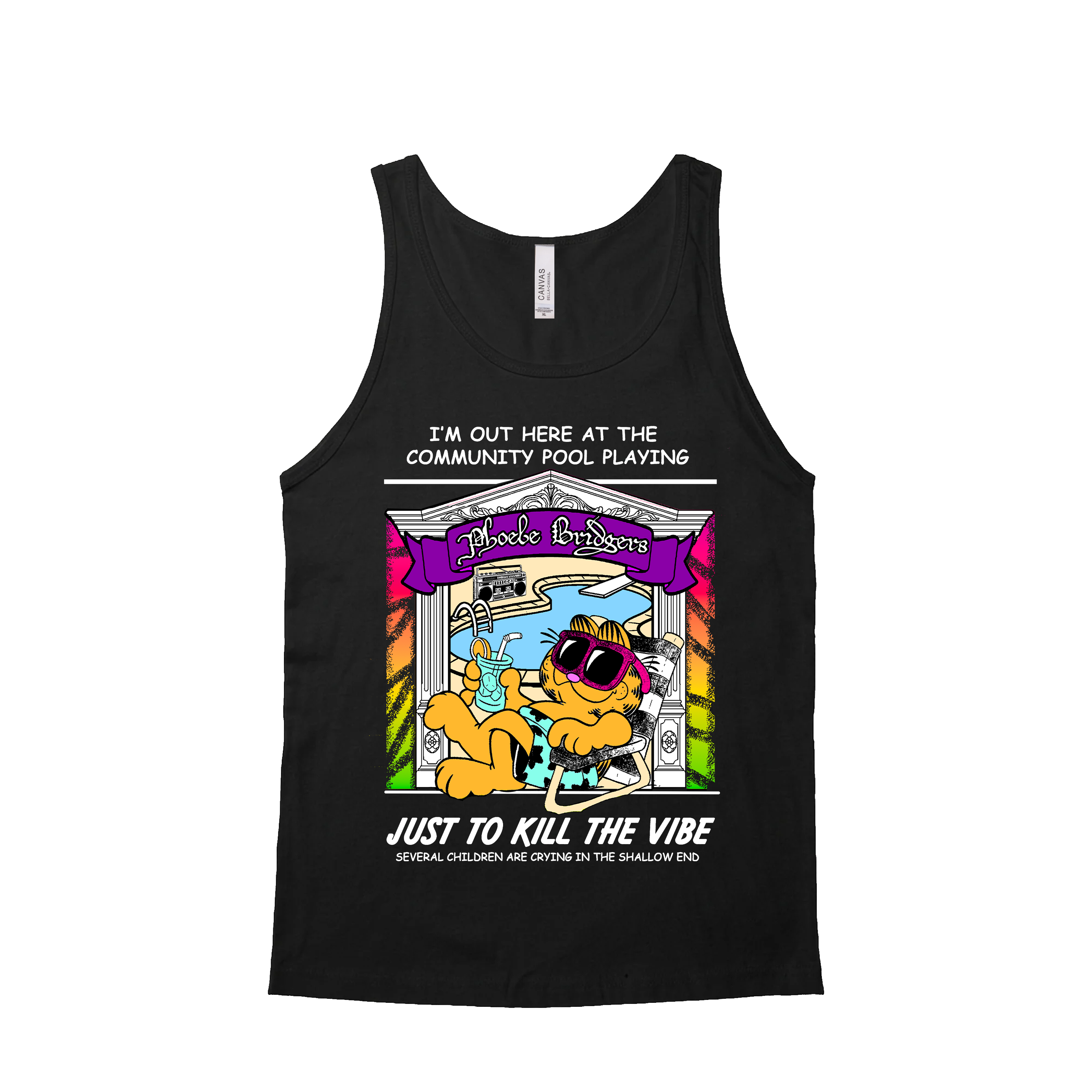 Kill The Vibe Phoebe Black Tank