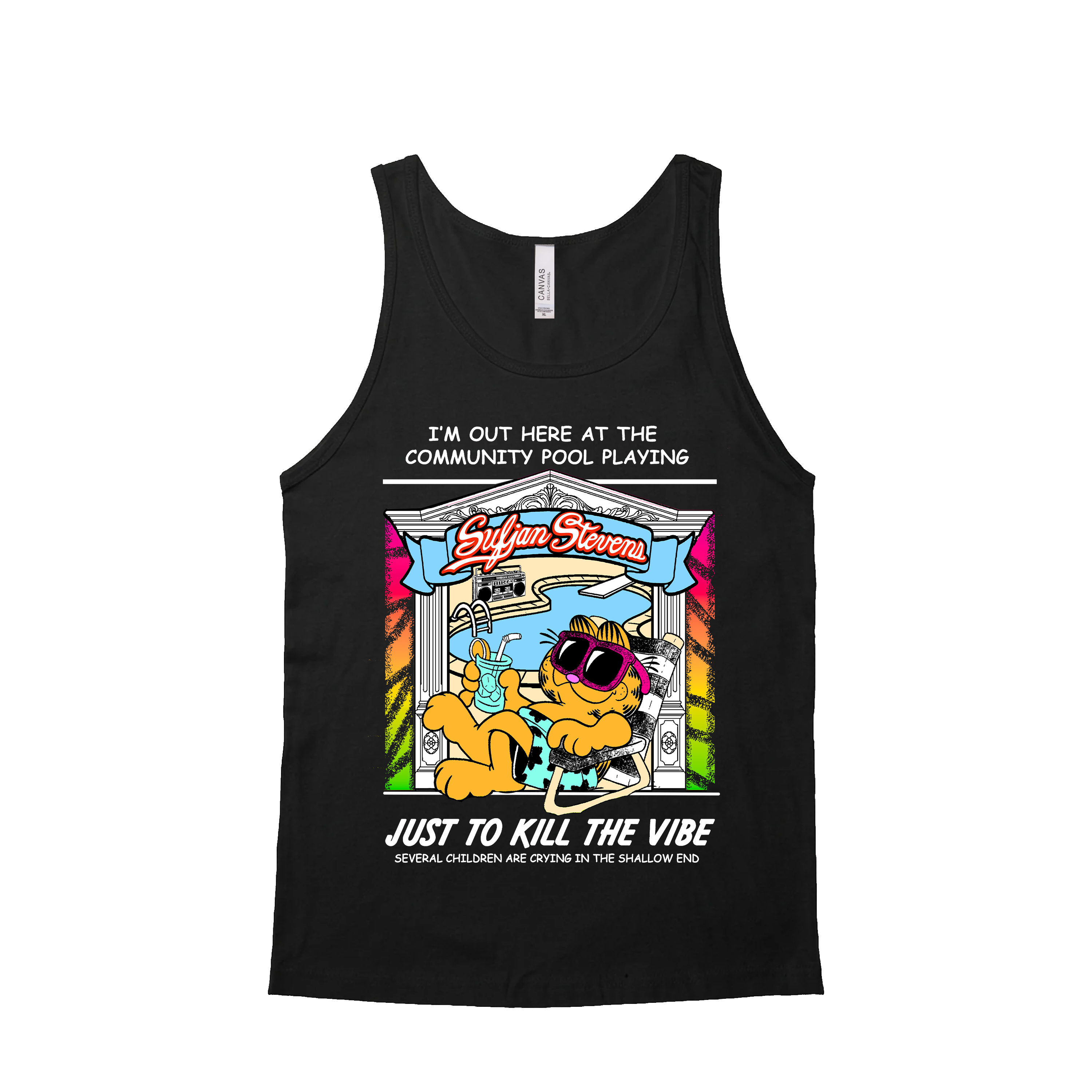 Kill The Vibe Sufjan Black Tank